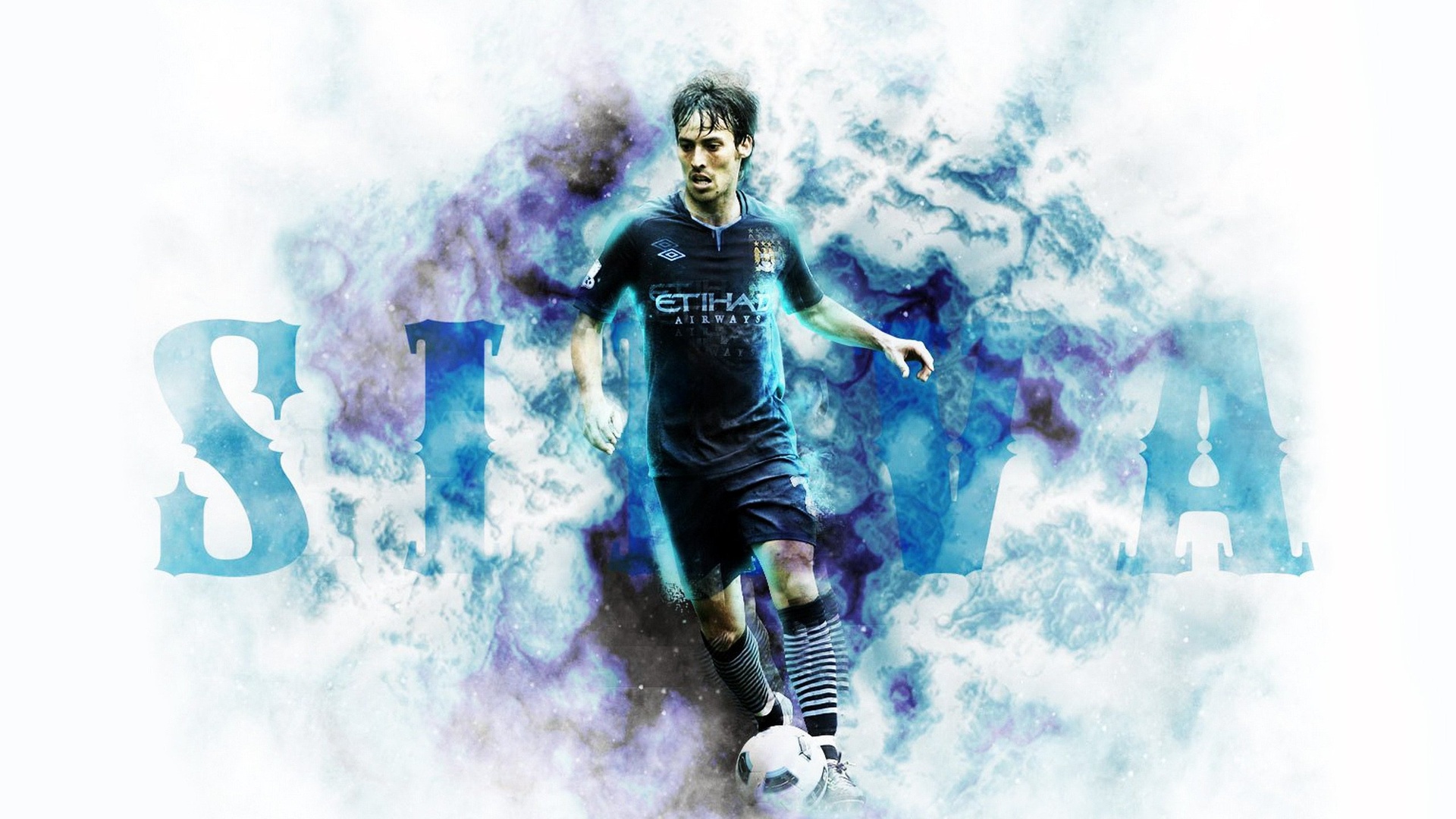 体育足球大卫席尔瓦劲爆体育壁纸