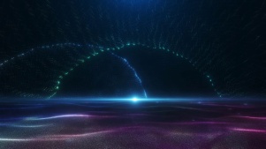 星空唯美锁屏炫酷桌面主题科技星云科幻房间太空人