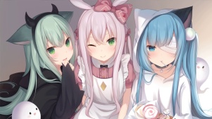 七夕猫耳娘猫羽雫可爱卡哇伊日漫插画4k