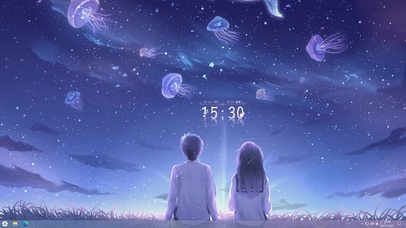 唯美星空情侣主题