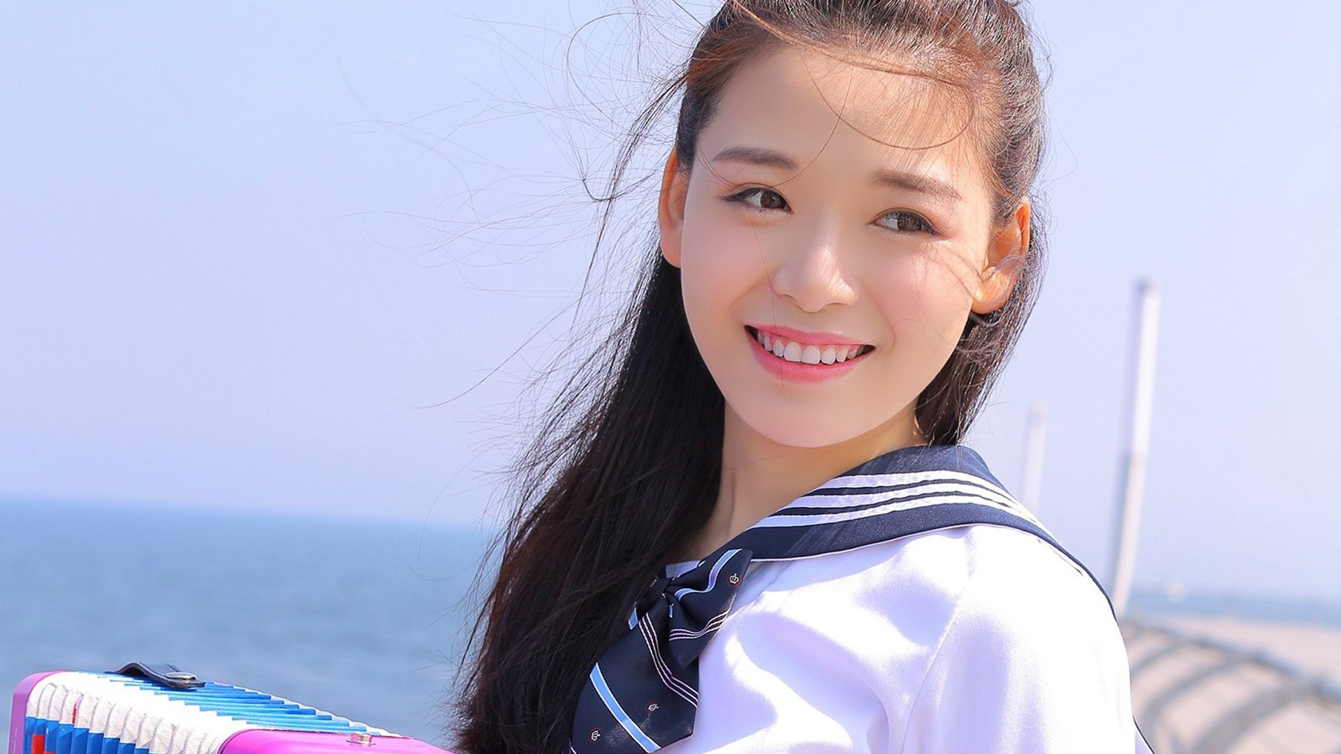 清纯 阳光 可爱 美女模特壁纸壁纸于2020-06-16上传元气壁纸平台,美女