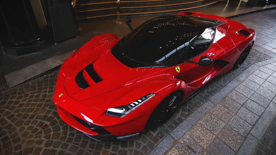 红色 法拉利laferrari 超级跑车 法拉利 壁纸壁纸