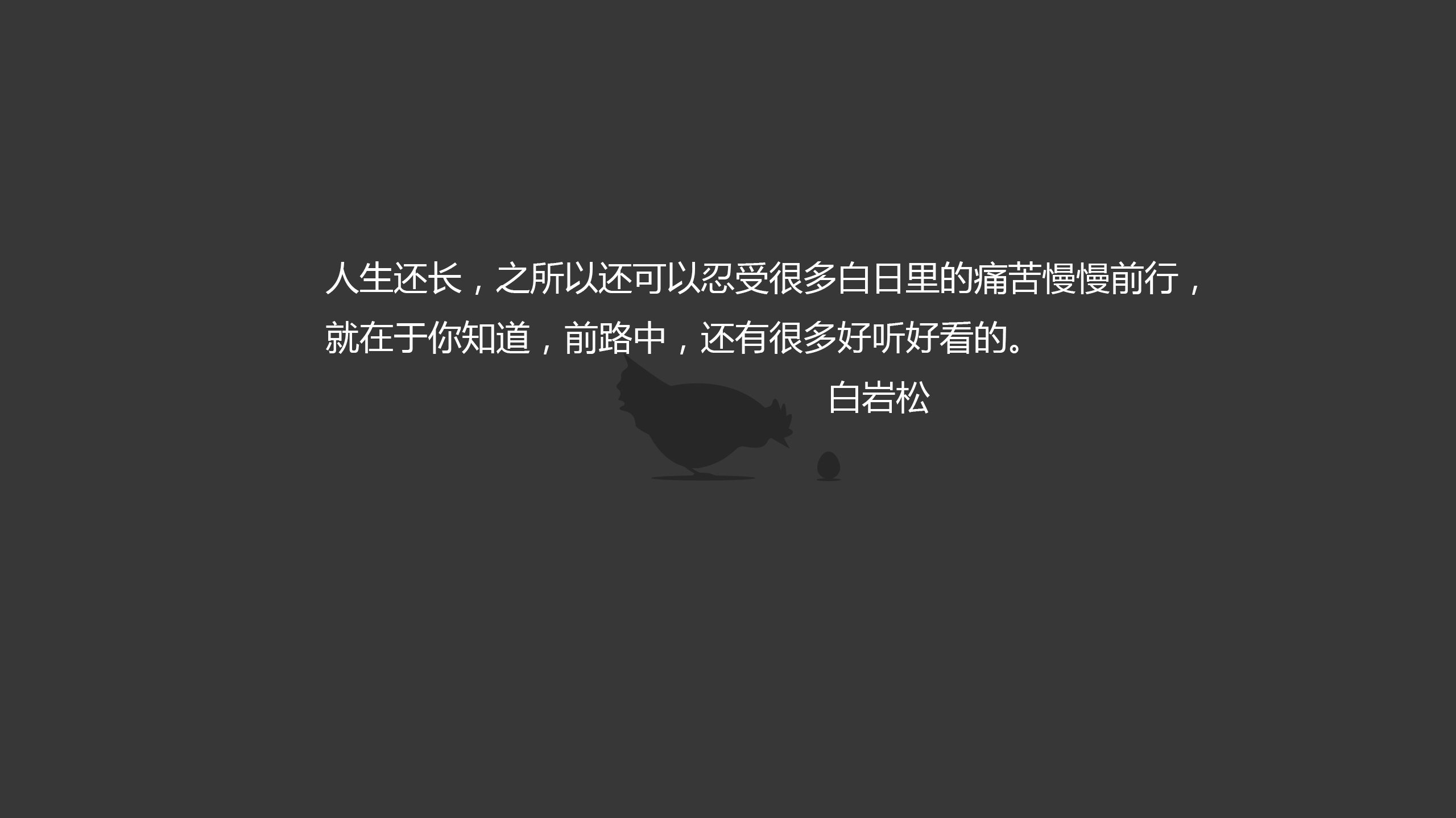 文字 名人名言 白岩松 语录 文字控壁纸