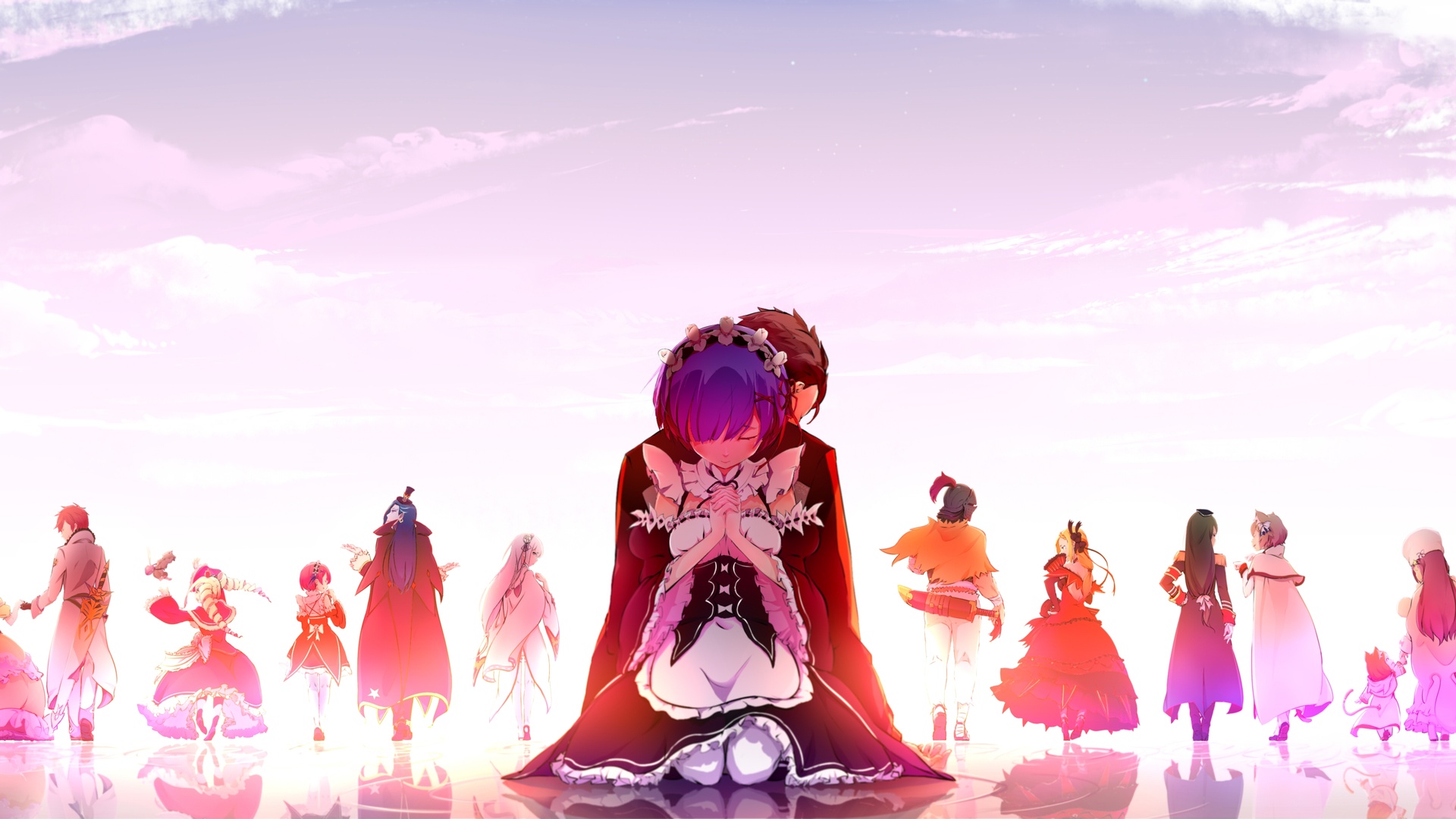 动漫从零开始的异世界生活蕾姆拉姆艾米莉亚壁纸 1 动漫壁纸图片 桌面壁纸图片 壁纸下载 元气壁纸