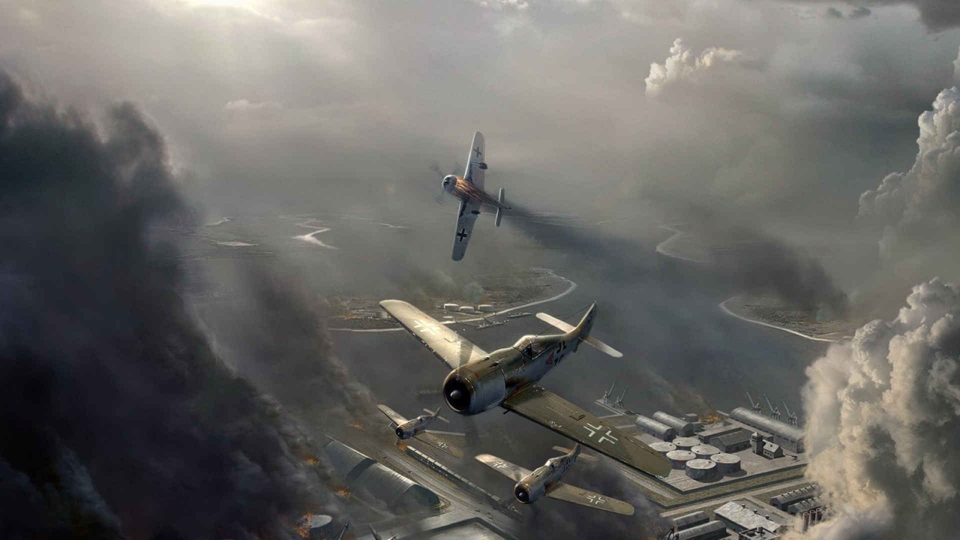 精美cg设计高清军事天地壁纸