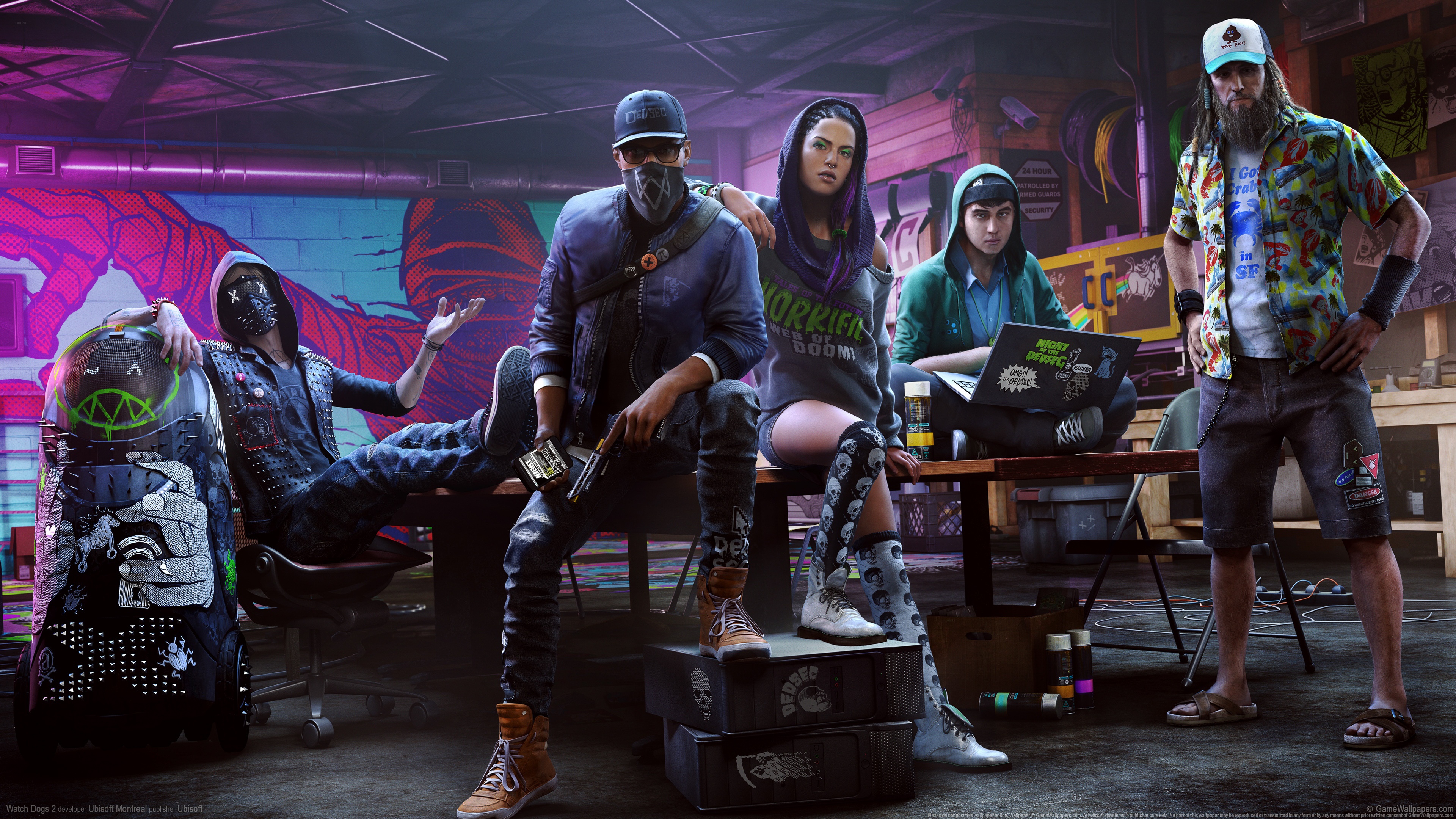 watch dogs 2 看门狗2 4k 游戏壁纸壁纸