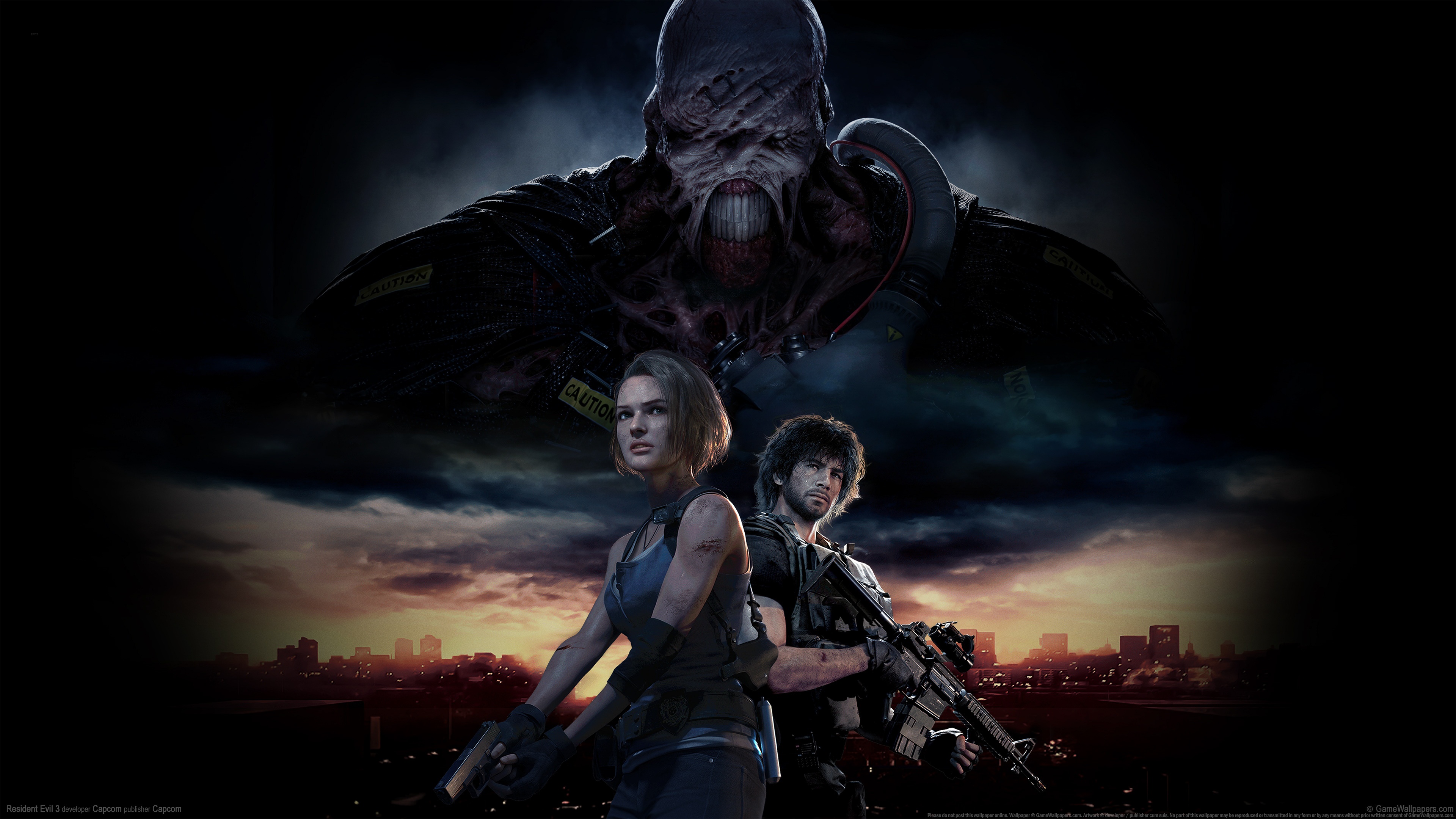 生化危机3 Resident Evil 3 2020 4k 游戏壁纸壁纸游戏静态壁纸 静态壁纸下载 元气壁纸 6959