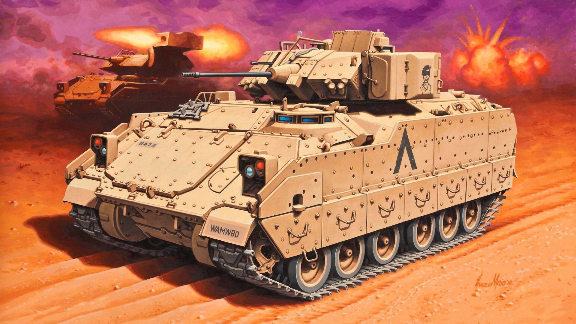 军事装甲车坦克军事天地壁纸1