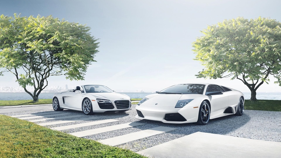 奥迪 R8蜘蛛 蝙蝠壁纸