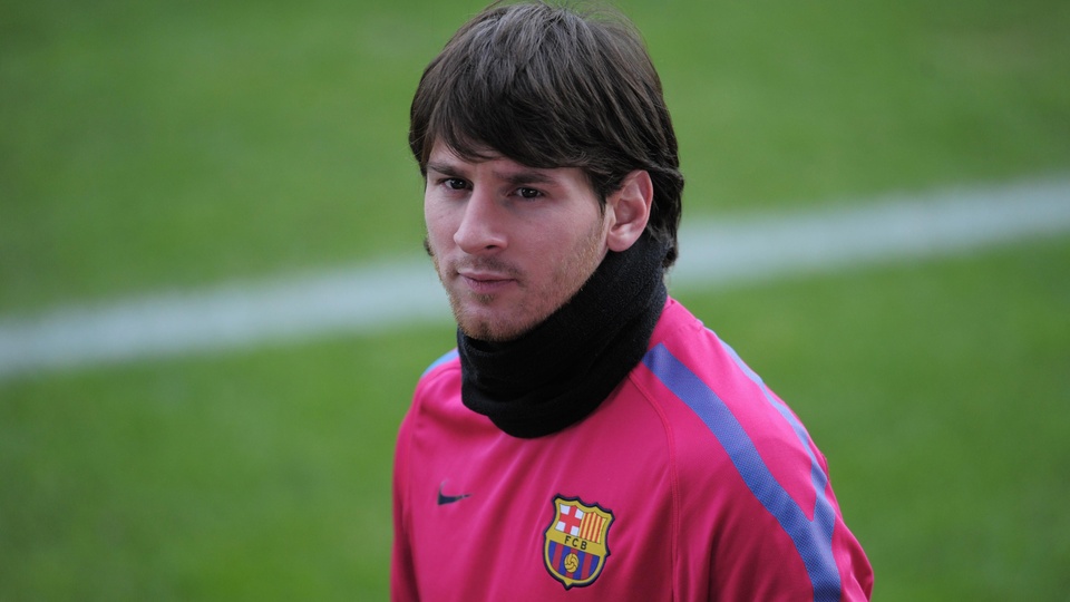 巴塞罗那足球明星 梅西 摄影图片壁纸