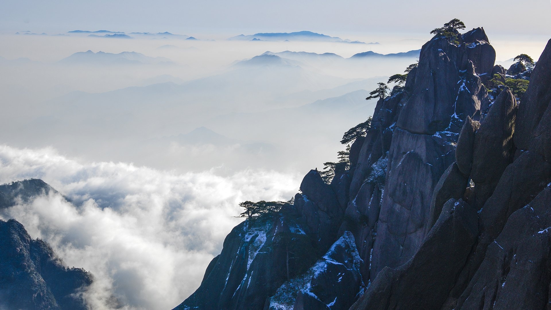 风景 风景名胜 安徽 黄山 风景大片壁纸