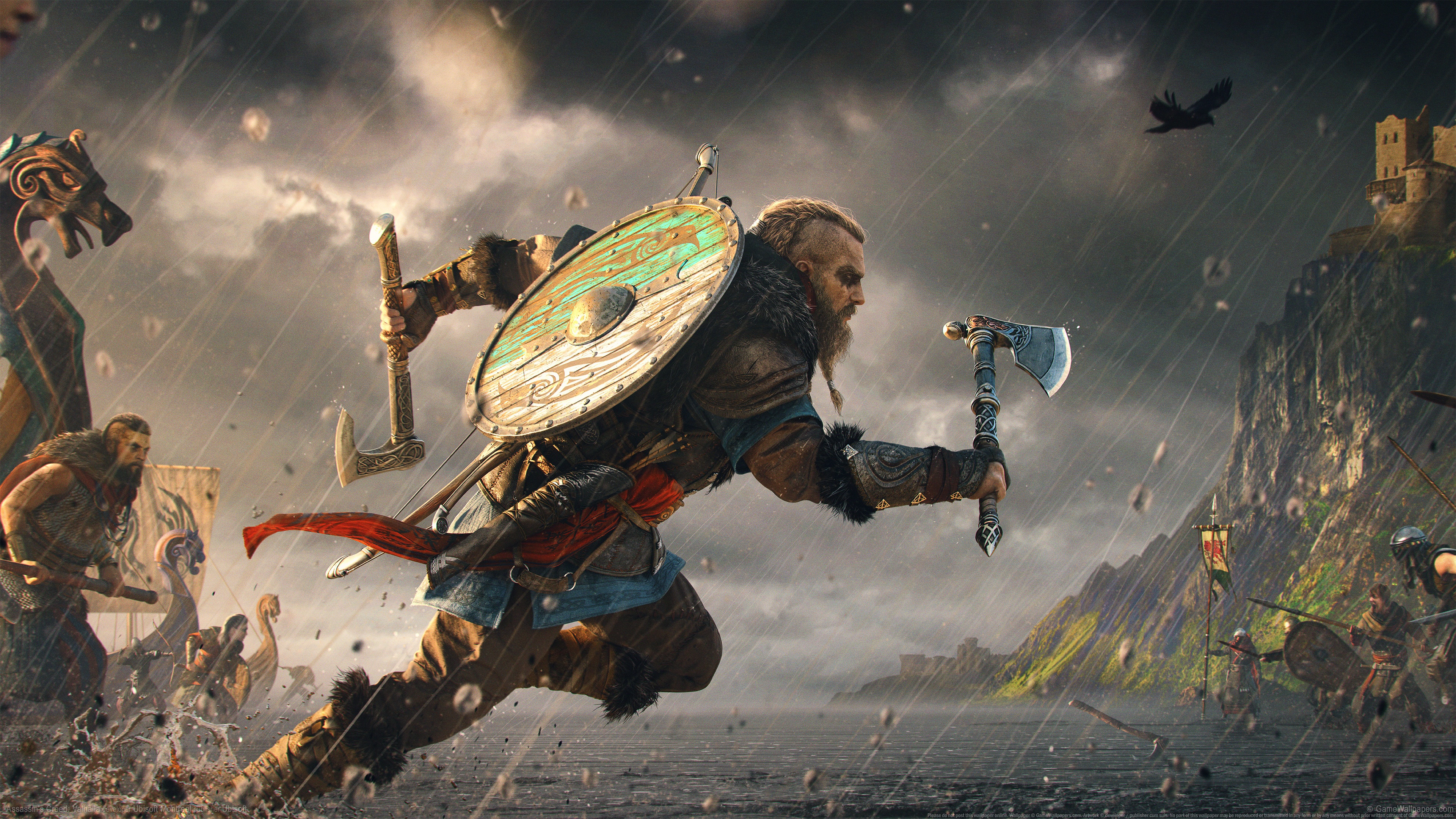 刺客信条英灵殿4k游戏壁纸壁纸