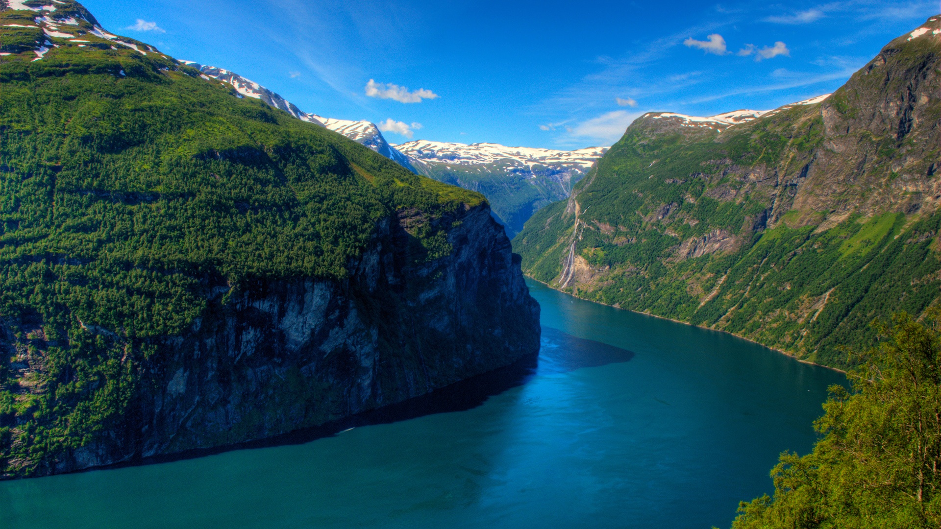 自然景观风景名胜挪威盖伦格峡湾风景桌面壁纸壁纸