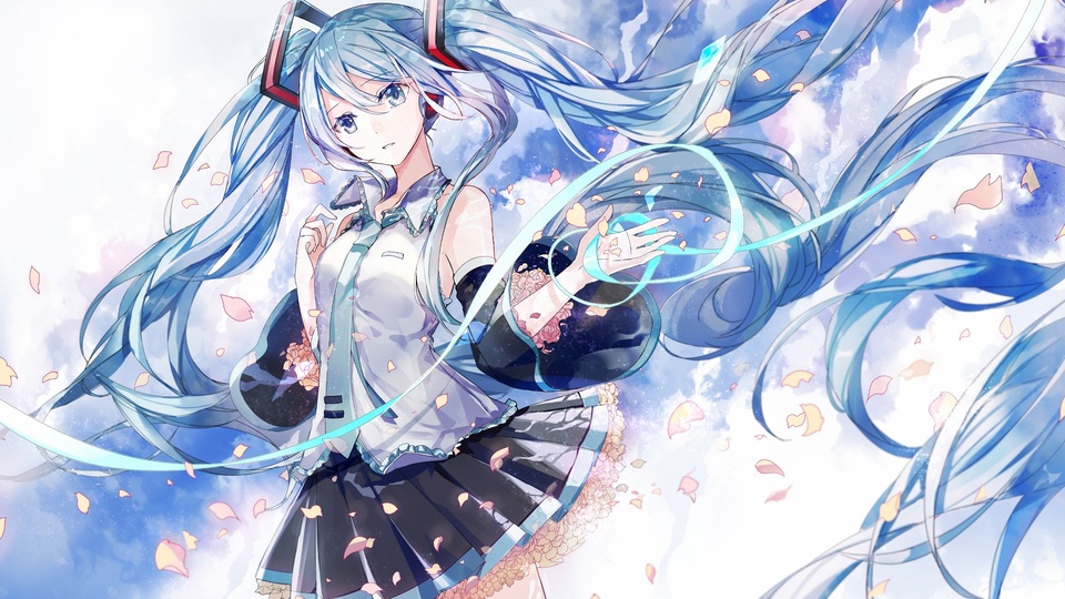 动漫 卡通 少女 动漫卡通 初音未来壁纸