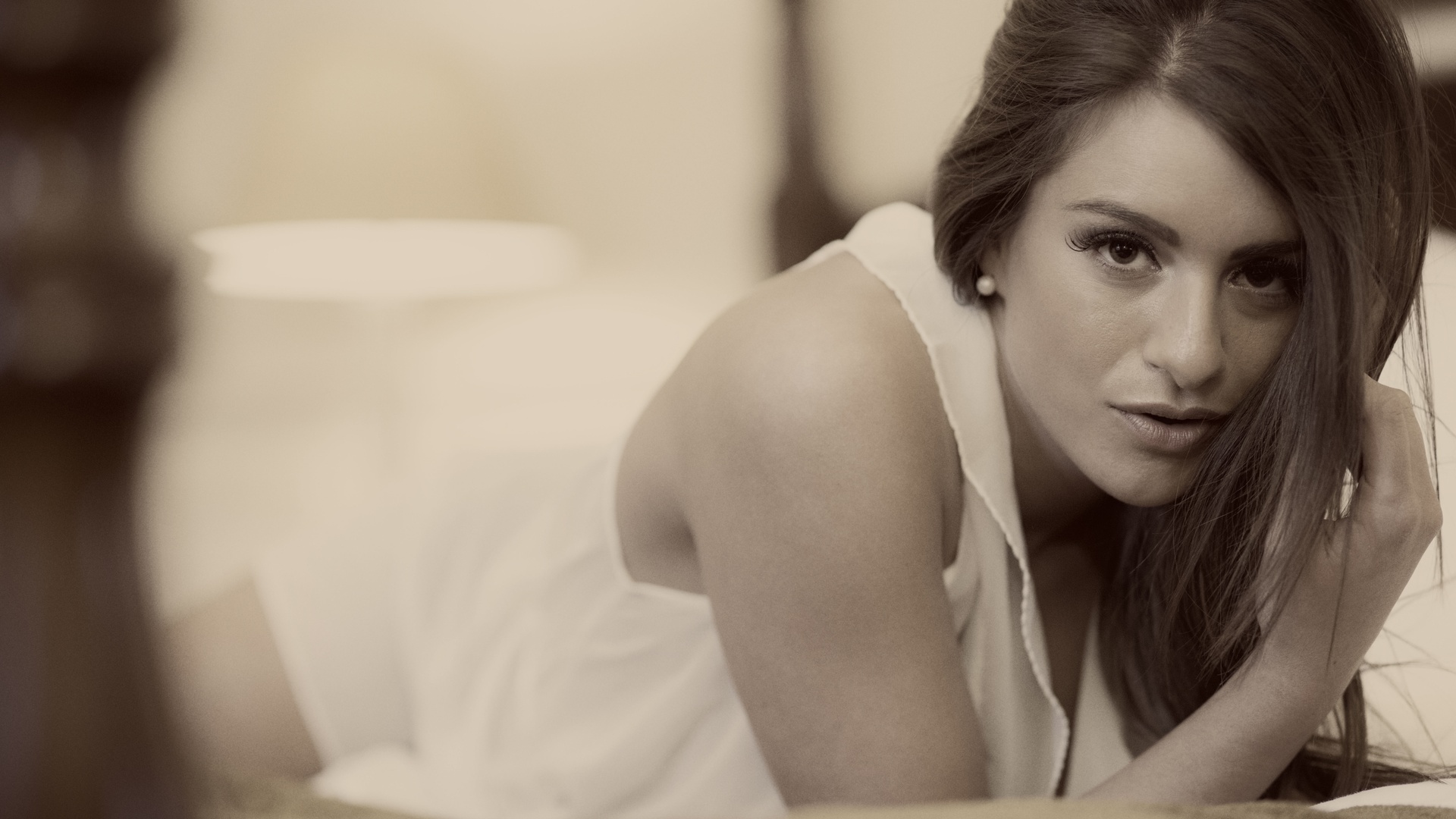 黑白摄影美女7k壁纸壁纸