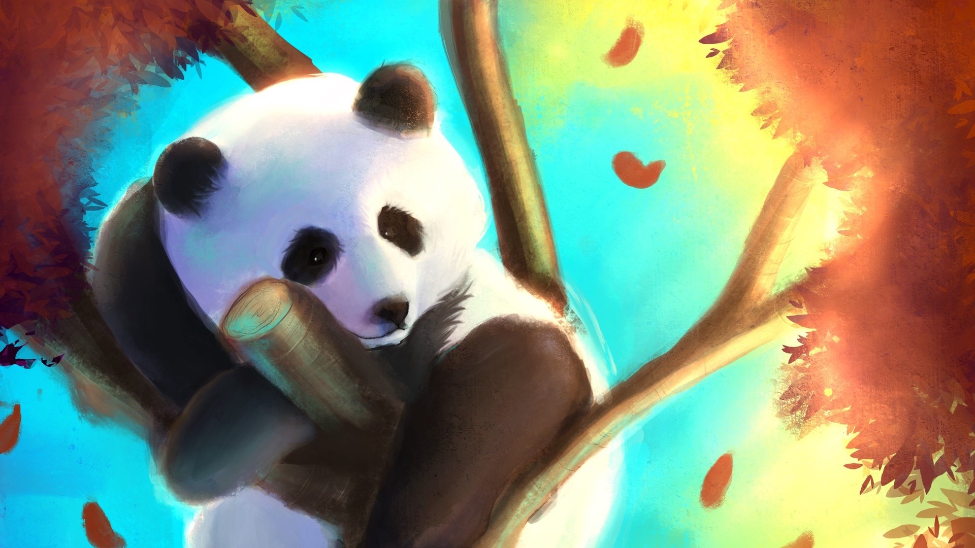 沙雕熊猫壁纸图片