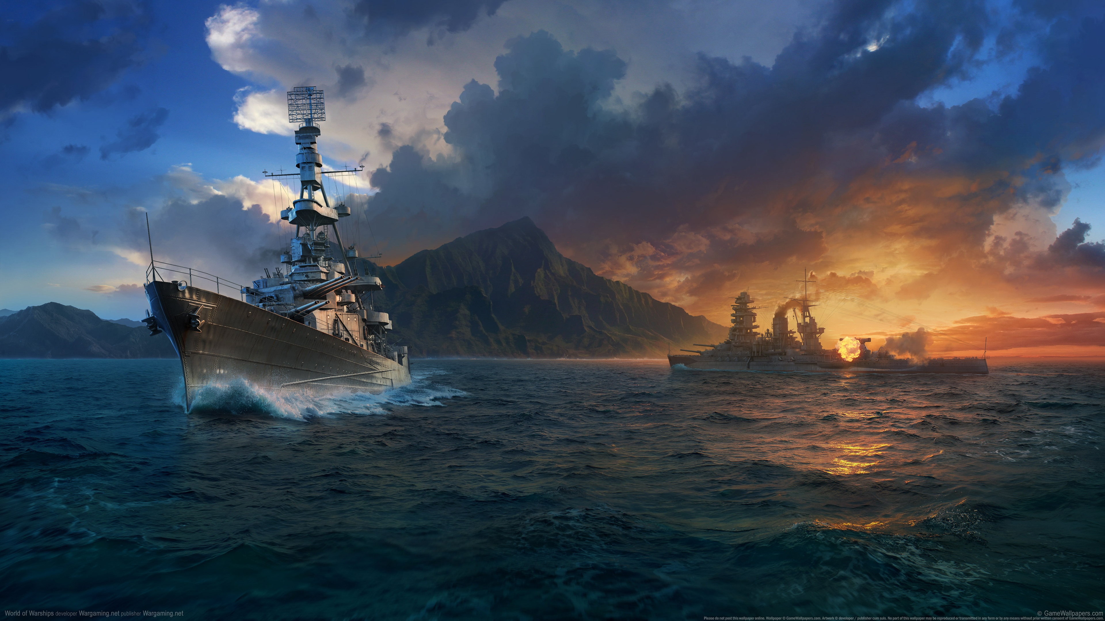 World of Warships 战舰世界4k 游戏壁纸壁纸