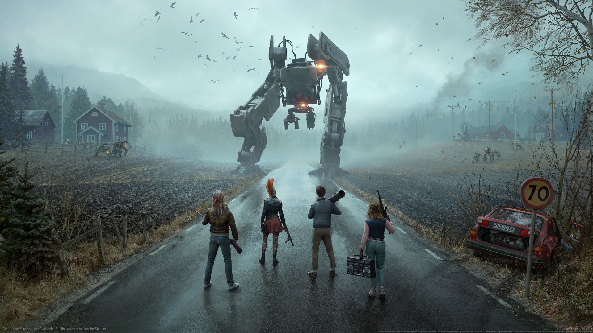 generation zero 4k 游戏壁纸壁纸