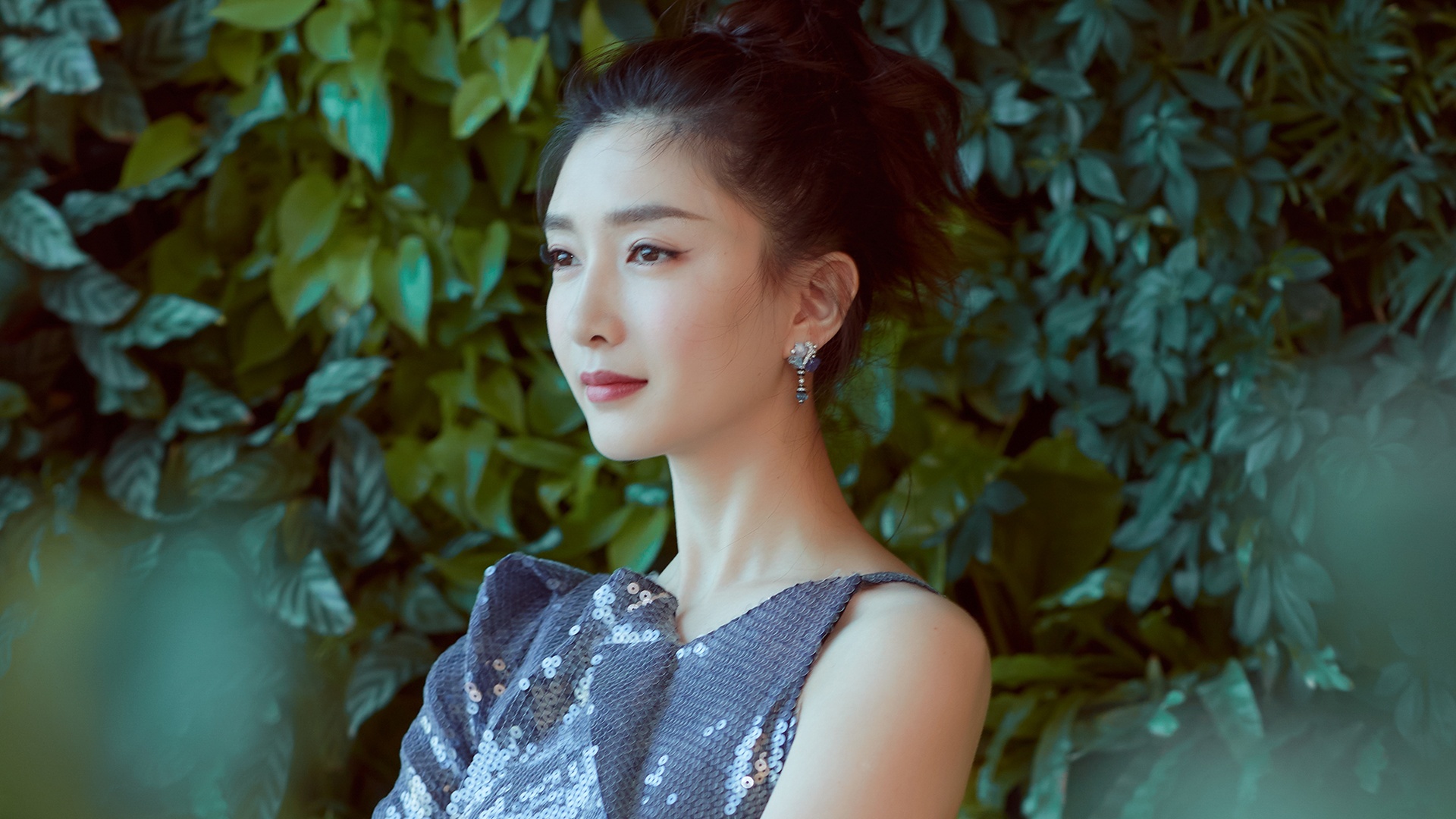 江疏影美人鱼裙 性感 优雅桌面壁纸壁纸