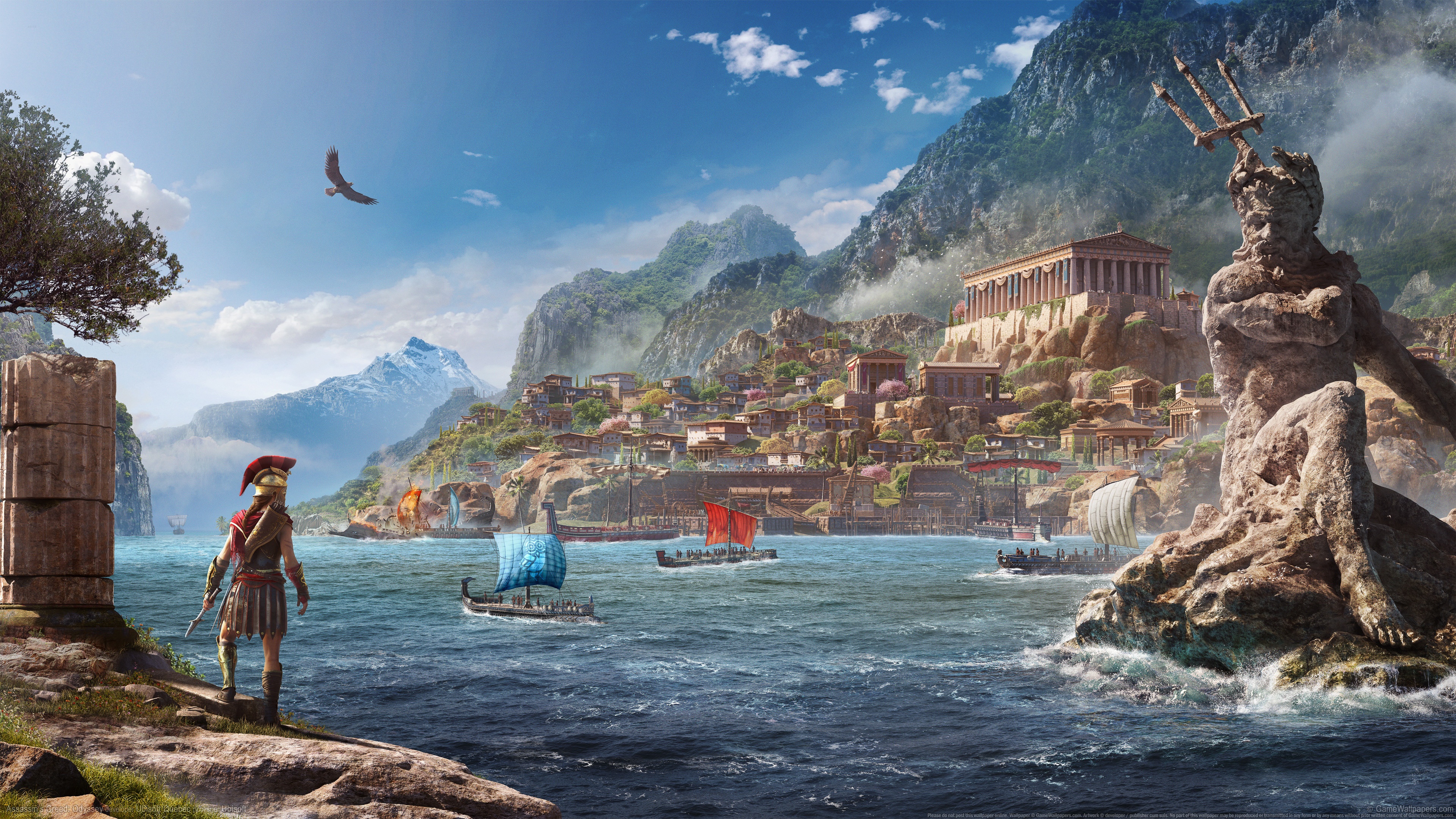 刺客信条 奥德赛(Assassin's Creed Odyssey) 4k 游戏壁纸壁纸