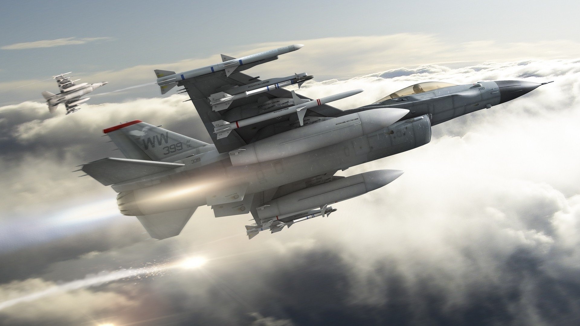 军事飞机战斗机军事天地壁纸12