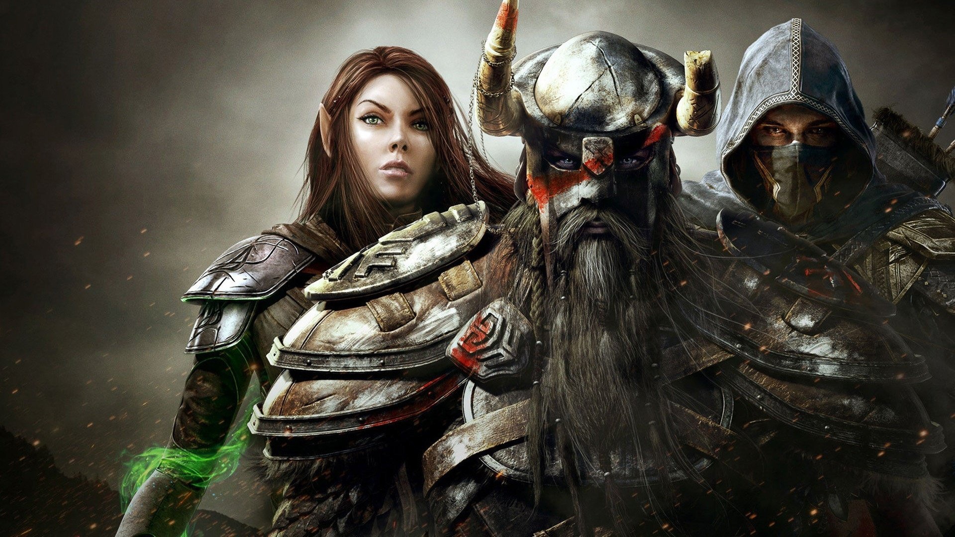 游戏角色插画上古卷轴5天际游戏壁纸壁纸