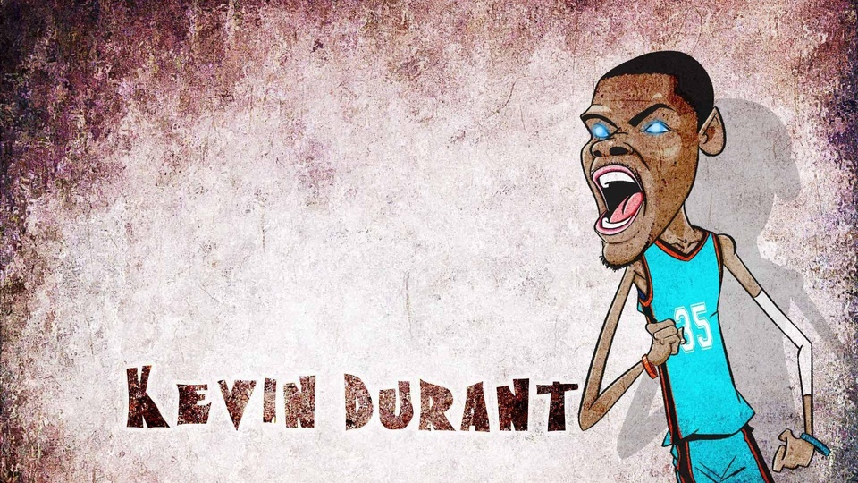 NBA 篮球 杜兰特 KD 雷霆 OKC 劲爆体育壁纸【1】