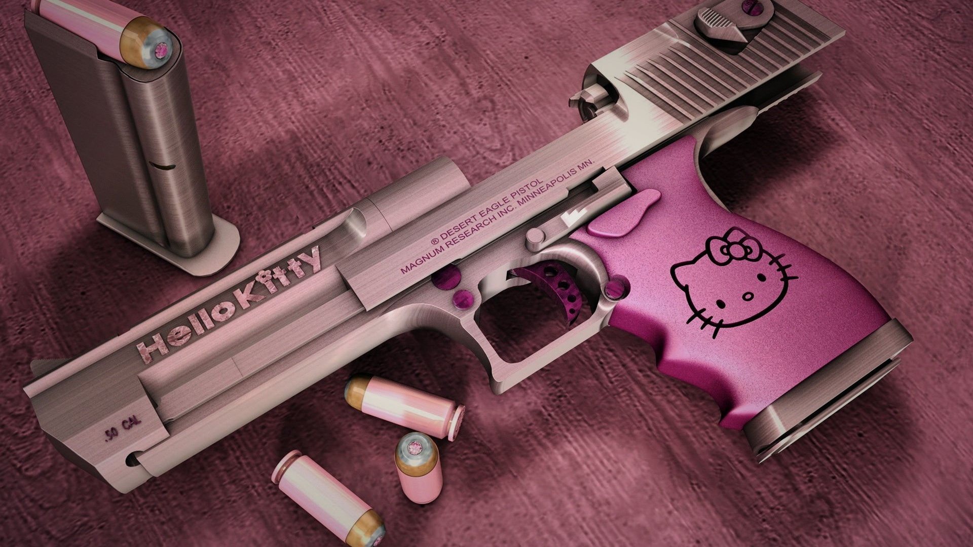 手枪沙漠之鹰沙鹰军事天地壁纸5