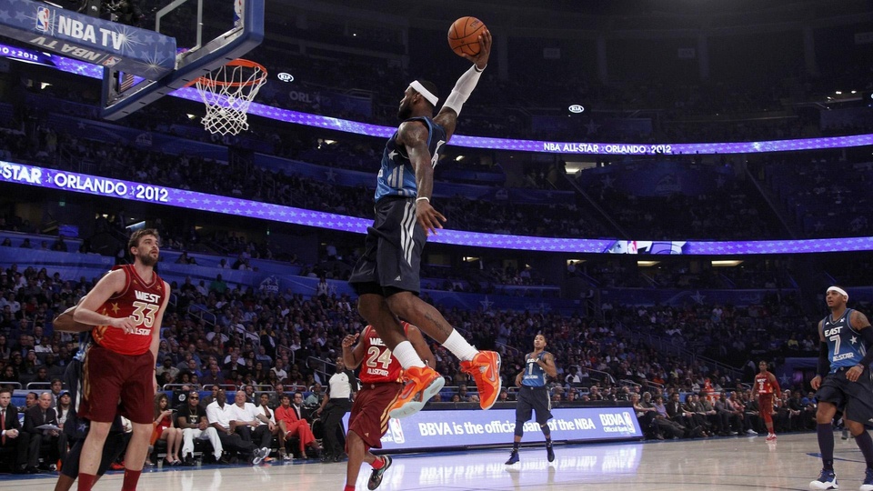 NBA全明星 篮球 詹姆斯 灌篮 桌面 壁纸壁纸