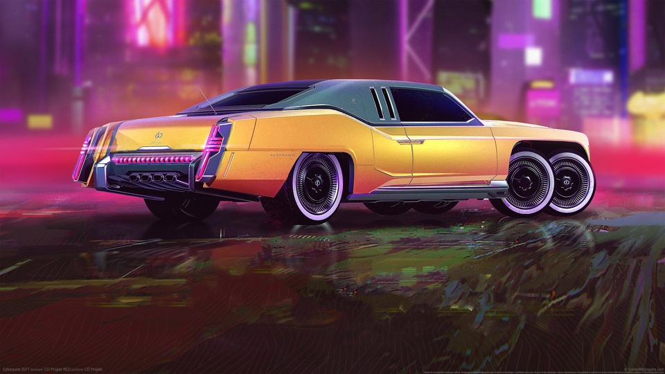 赛博朋克2077 Cyberpunk 2077 搞笑汽车4k 游戏壁纸壁纸