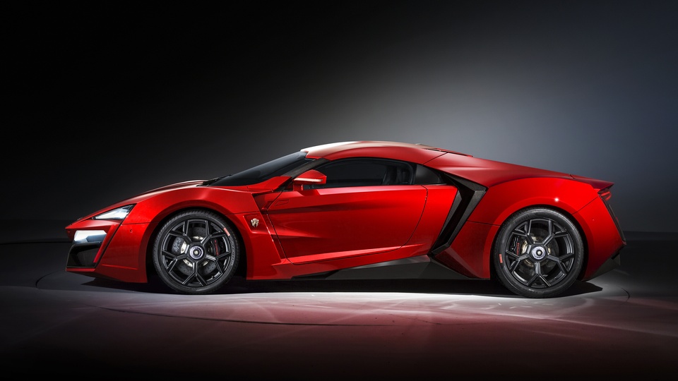 红色 超级跑车Lykan Hypersport 4K壁纸壁纸
