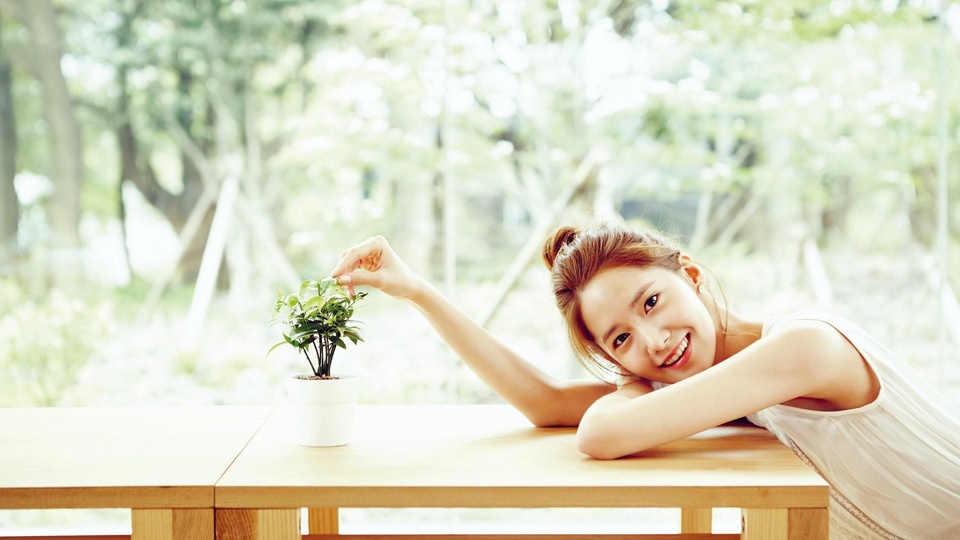 林允儿 清新女神 Yoona 明星风尚壁纸【3】