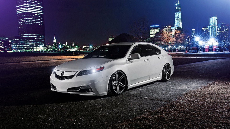 讴歌TL 晚上汽车 图片 电脑 壁纸壁纸