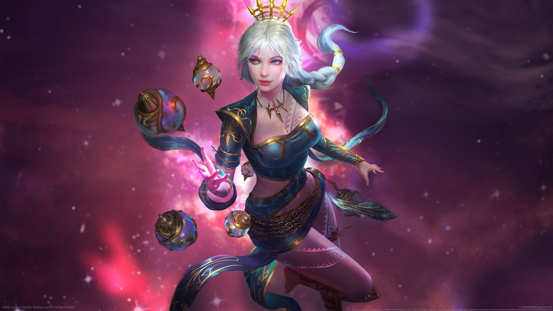 smite神之浩劫游戏美女原画4k壁纸壁纸