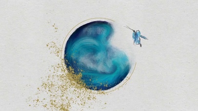 水墨蝴蝶