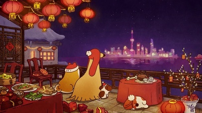 跨年夜一起看烟花吧