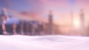 雪中萌兔