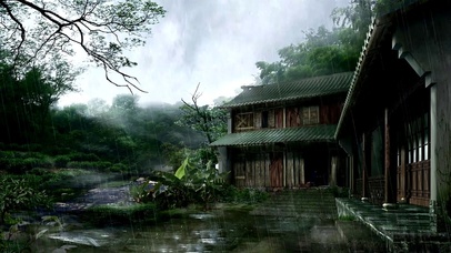 雨天古宅