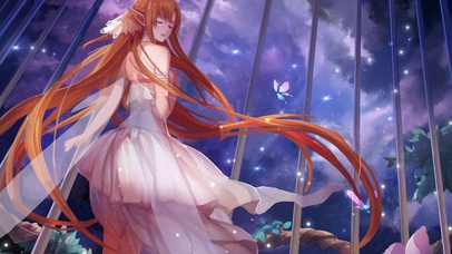 亚丝娜唯美星空