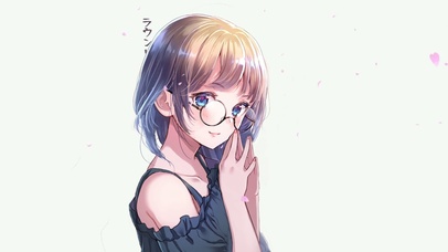 眼镜少女