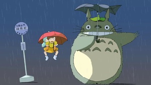 雨中龙猫