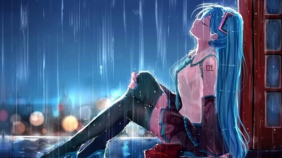 雨中初音