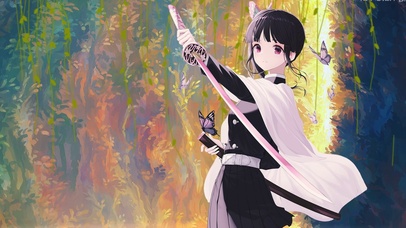 鬼灭之刃蝴蝶动态壁纸