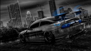 雨中跑车