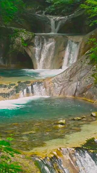 4K清溪山涧流水