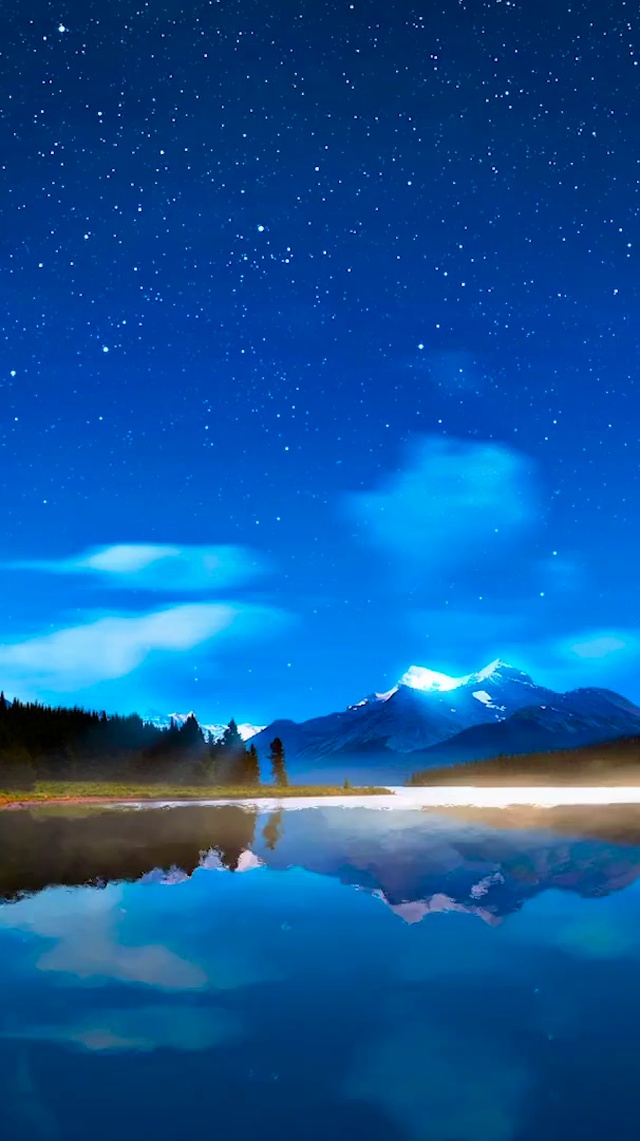 夜晚的星空