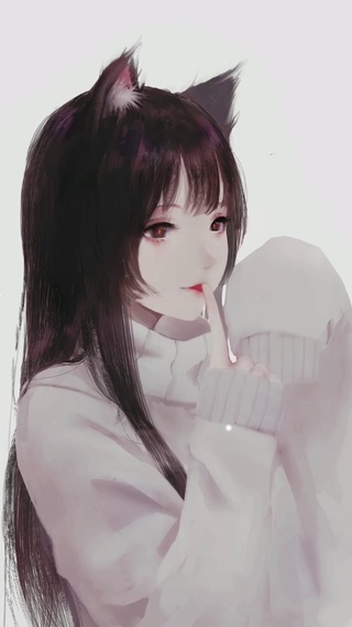 猫耳萌妹