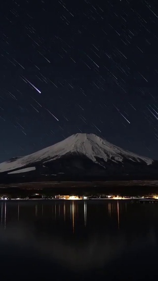 富士山星空