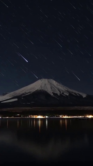 星空富士山