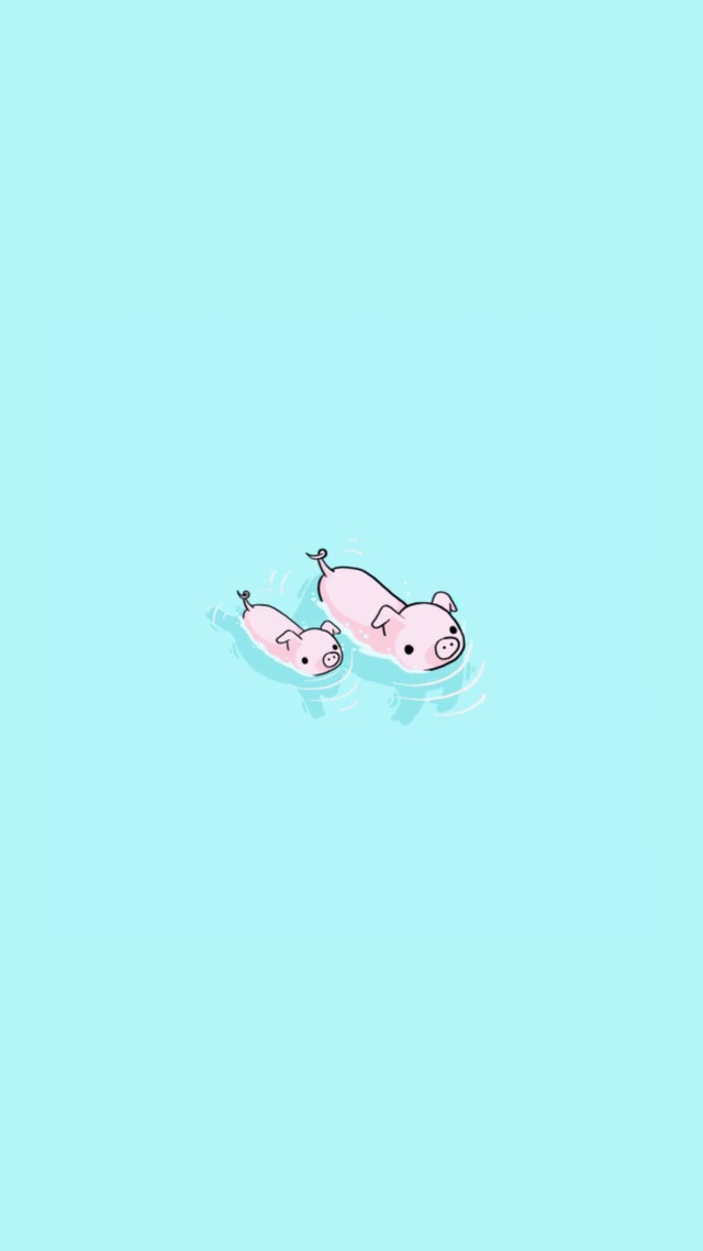 简约可爱小猪